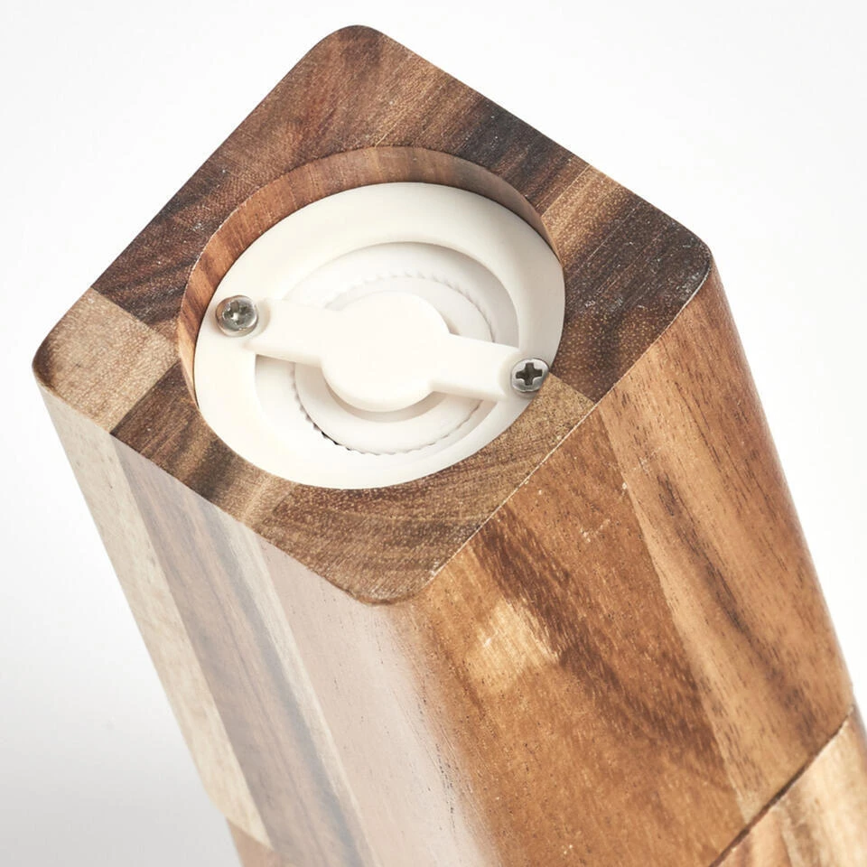 Zeller Pepermolen - Acacia Hout - 21 Cm 2 Zeller Pepermolen - Acacia Hout - 21 Cm - Afbeelding 2