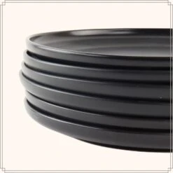 OTIX Dinerborden Bordenset 12 Persoons Zwart 27cm Keramiek WILLOW 13 OTIX Dinerborden Bordenset 12 Persoons Zwart 27cm Keramiek WILLOW -Luxe Servieswinkel a2c9ca65dac84f5eb9d00bc114b8b9fd