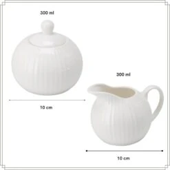 OTIX Melk En Suiker Set Melkkan Suikerpot Met Oor Wit Porselein LUNA 13 OTIX Melk En Suiker Set Melkkan Suikerpot Met Oor Wit Porselein LUNA -Luxe Servieswinkel a4694c3516904dfaae696b892aec52d2