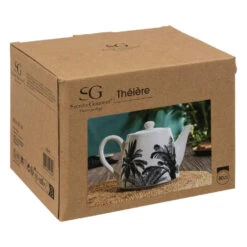 Merkloos Secret De Gourmet Theepot Botanic - Keramiek - Wit - 800 Ml 5 Merkloos Secret De Gourmet Theepot Botanic - Keramiek - Wit - 800 Ml -Luxe Servieswinkel a6fb17ac3a7f45e68aba9906358e7631