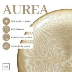 OTIX Ontbijtborden 6 Persoons Goud Glitter Dessertborden 21cm Glas -Luxe Servieswinkel a7a7777422fc4a36a3cbebc2b7be6e6b