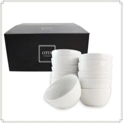 OTIX Soepkommen Zonder Oor Set Van 12 Schaaltjes Wit Porselein BIRCH -Luxe Servieswinkel a811554f51ae48dfaa6e0da6447697ae