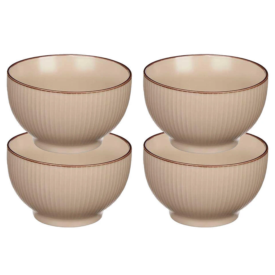 Merkloos Vivalto Schaaltjes/kommetjes - Porselein - Beige - D14 Cm 4 Merkloos Vivalto Schaaltjes/kommetjes - Porselein - Beige - D14 Cm - Afbeelding 4