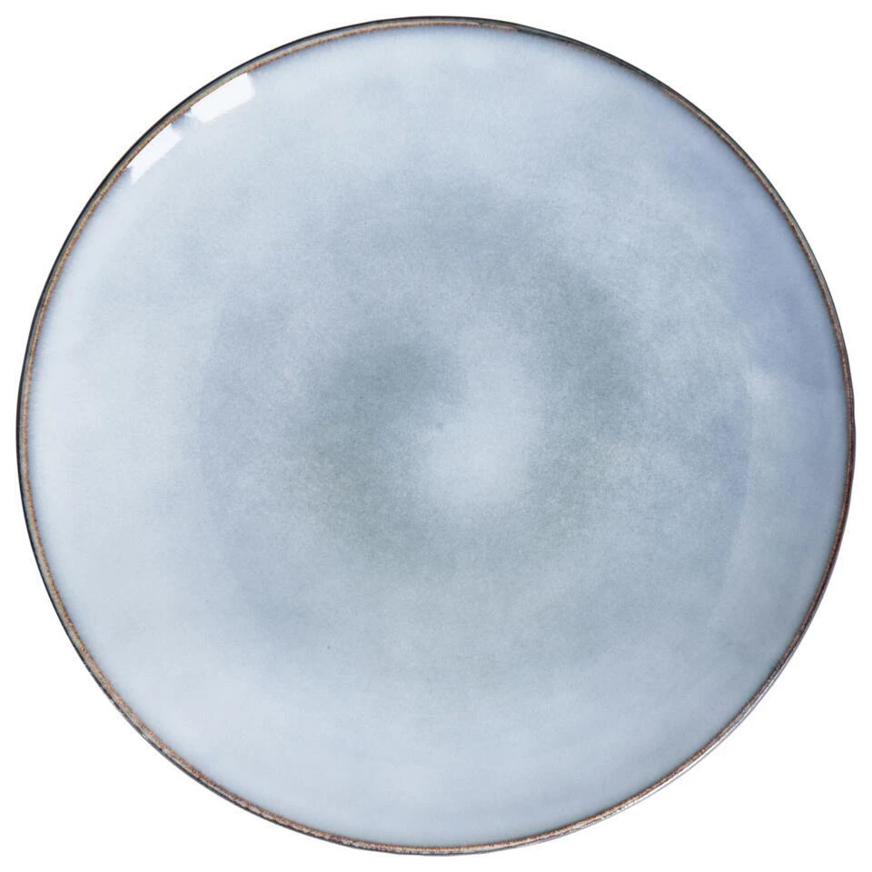 JUNIPER - Dinerborden Set Van 8 - Lichtblauw - Steengoed 6 JUNIPER - Dinerborden Set Van 8 - Lichtblauw - Steengoed - Afbeelding 6