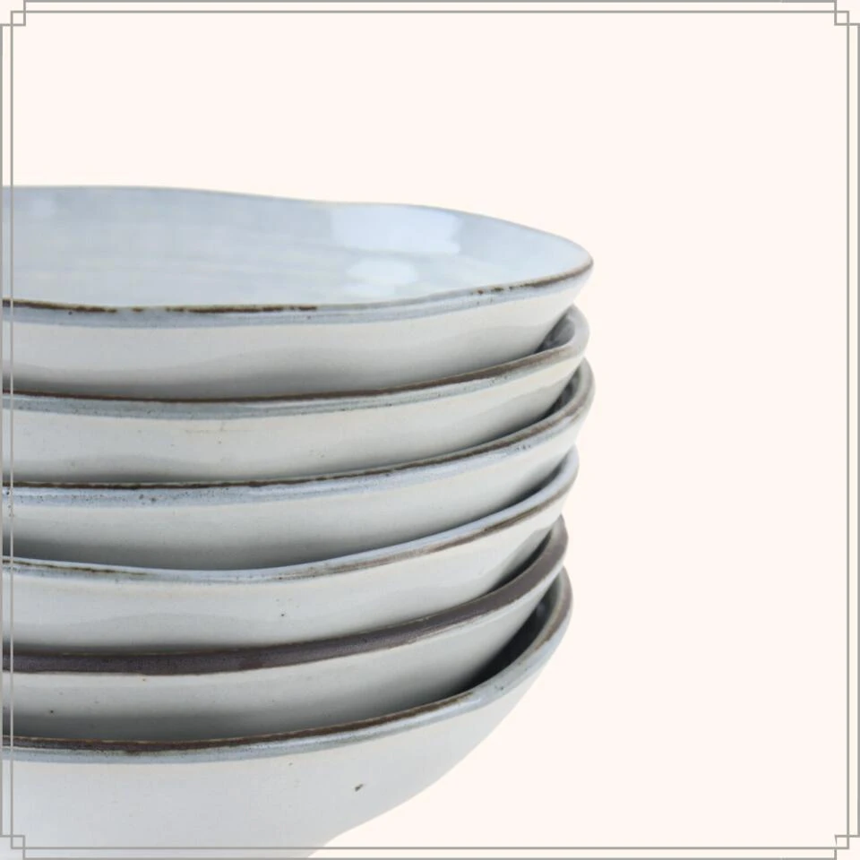 OTIX Soepkommen 12 Stuks Blauw Soeptassen 15cm Keramiek BLUEBELL 7 OTIX Soepkommen 12 Stuks Blauw Soeptassen 15cm Keramiek BLUEBELL - Afbeelding 7