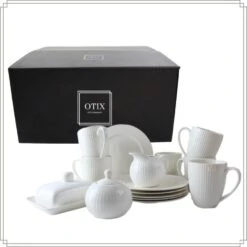 OTIX Serviesset 15-delig Ontbijtservies Bordenset 6-Persoons Ontbij... 23 OTIX Serviesset 15-delig Ontbijtservies Bordenset 6-Persoons Ontbij... -Luxe Servieswinkel b249cccdc7d045f38ec353d9c92169aa