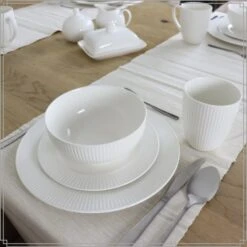 OTIX Koffiekopjes Set Van 12 Met Oor Koffietassen 300ml Wit Porsele... 11 OTIX Koffiekopjes Set Van 12 Met Oor Koffietassen 300ml Wit Porsele... -Luxe Servieswinkel b416aa0bd9114eaba378d52cde1765cb