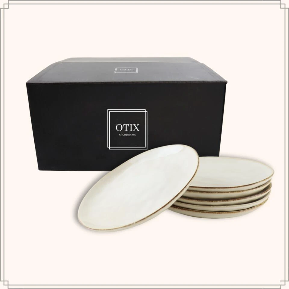 OTIX Ontbijtborden Bordenset 6 Persoons Beige 21cm Keramiek 10 OTIX Ontbijtborden Bordenset 6 Persoons Beige 21cm Keramiek - Afbeelding 10