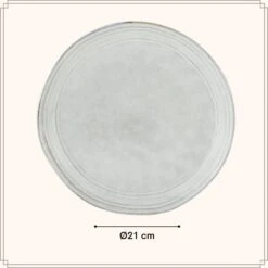 OTIX Dessert Ontbijt Bordenset 6 Persoons Blauw 21cm Keramiek BLUEBELL -Luxe Servieswinkel b600b09176cf4b779f95d0cc00918a78