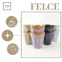 OTIX Koffie Kopjes 8 Stuks 250 Ml Zonder Oor Koffietassen Porselein Hittebest... 14 OTIX Koffie Kopjes 8 Stuks 250 Ml Zonder Oor Koffietassen Porselein Hittebest... -Luxe Servieswinkel b62c3a5bb0794d79a527d90974b77d4d