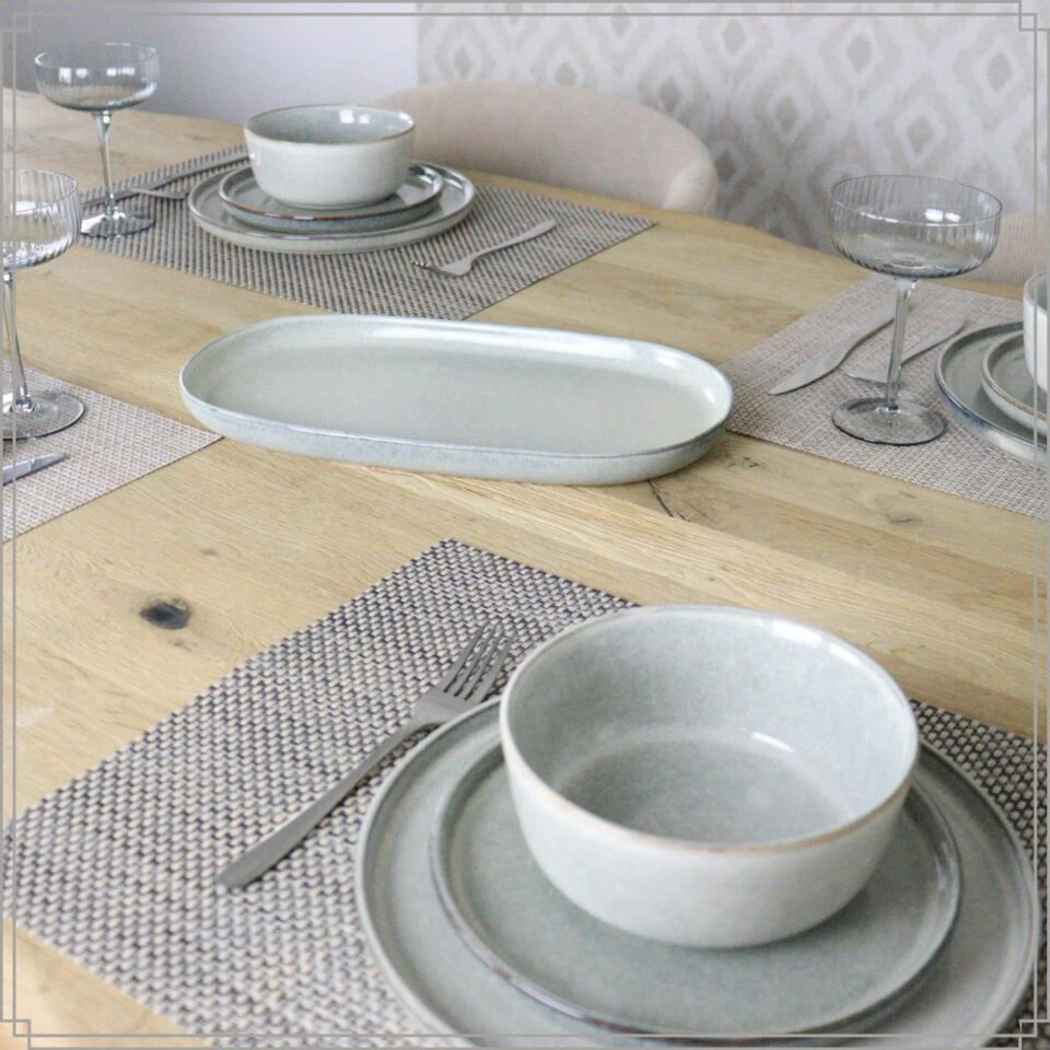 OTIX Dinerborden Bordenset 6 Persoons 27cm Aardewerk BEECH 3 OTIX Dinerborden Bordenset 6 Persoons 27cm Aardewerk BEECH - Afbeelding 3