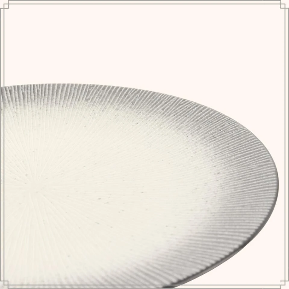 OTIX Diner Bordenset 12 Persoons Zwart Taupe 27cm Keramiek TULIP 8 OTIX Diner Bordenset 12 Persoons Zwart Taupe 27cm Keramiek TULIP - Afbeelding 8