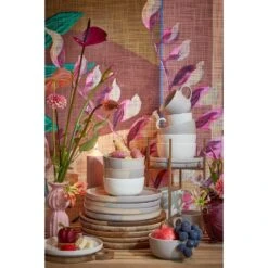 Mica Decorations Ozzu Serviesset 4 Persoons - Steengoed - Taupe -Luxe Servieswinkel bcb7350fcfb64298b70e324b95b74252 2