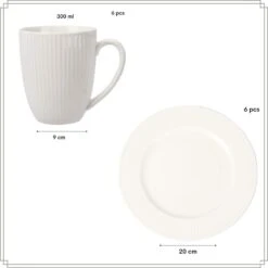 OTIX Serviesset 15-delig Ontbijtservies Bordenset 6-Persoons Ontbij... 17 OTIX Serviesset 15-delig Ontbijtservies Bordenset 6-Persoons Ontbij... -Luxe Servieswinkel bd0558c7220b499aa17ad5c1e43aa87b