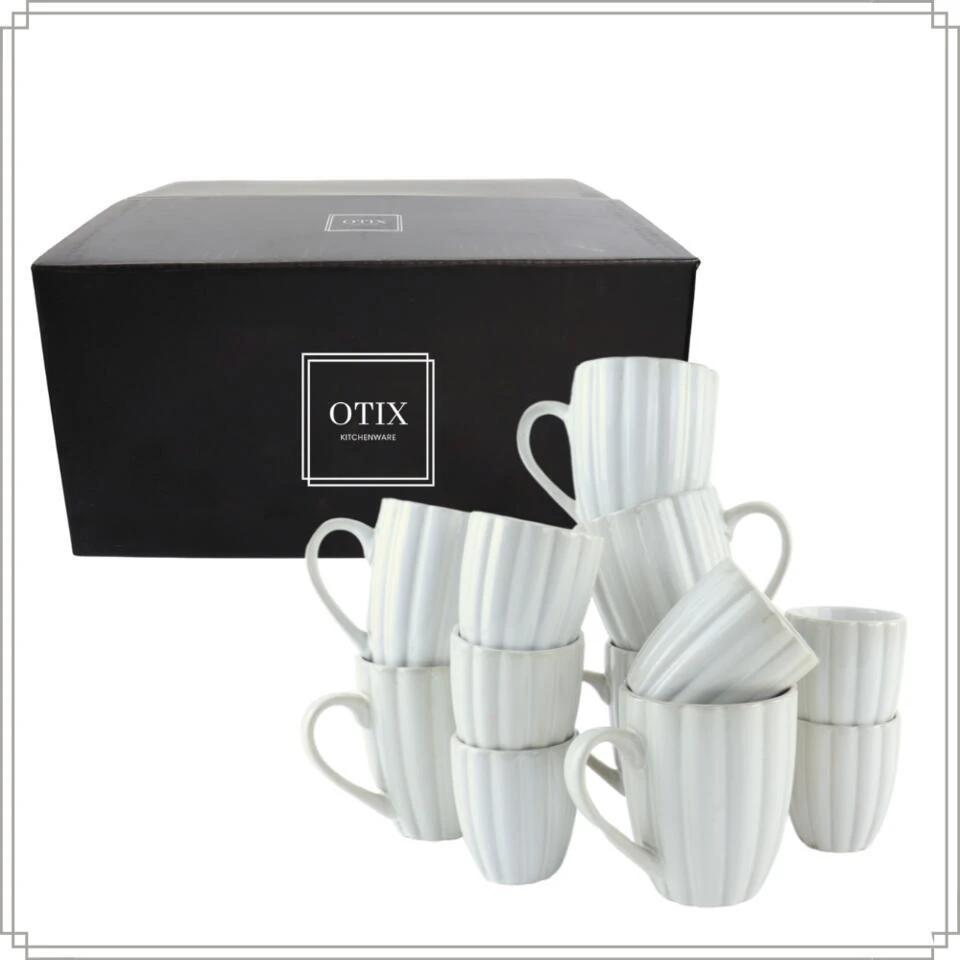 OTIX Koffiekopjes 12 Delig Solis - Wit 8 OTIX Koffiekopjes 12 Delig Solis - Wit - Afbeelding 8