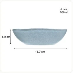 OTIX Soepkommen Zonder Oor Set Van 6 Schaaltjes 600ml Blauw Aardewerk OAK 13 OTIX Soepkommen Zonder Oor Set Van 6 Schaaltjes 600ml Blauw Aardewerk OAK -Luxe Servieswinkel c17e1ae5018f44c296b16b7136d4baed