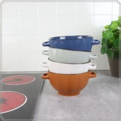 OTIX Soepkommen Met Oor Set Van 8 Verschillende Kleuren Aardewerk 680 Ml -Luxe Servieswinkel c1a33956523d49028be59864eea95d0e