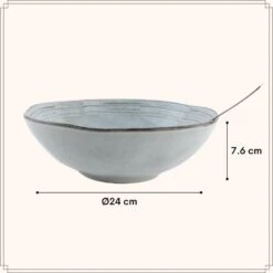 OTIX Saladeschaal Slakom Serveerschaal 24cm Blauw Porselein BLUEBELL 10 OTIX Saladeschaal Slakom Serveerschaal 24cm Blauw Porselein BLUEBELL -Luxe Servieswinkel c42a14a2227a4ad4a0f65e5fa8f92c2a