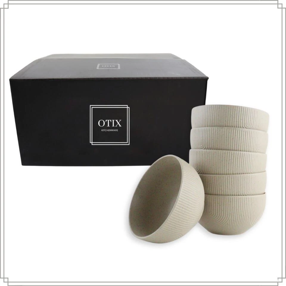 OTIX Soepkommen Zonder Oor Set Van 6 Schaaltjes 600ml Caramel Aardewerk TEAK 9 OTIX Soepkommen Zonder Oor Set Van 6 Schaaltjes 600ml Caramel Aardewerk TEAK - Afbeelding 9