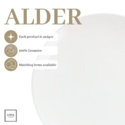 OTIX Dinerborden Bordenset 6 Persoons Wit 26cm Aardewerk ALDER 14 OTIX Dinerborden Bordenset 6 Persoons Wit 26cm Aardewerk ALDER -Luxe Servieswinkel cdb1d85912854a1982d0d836c0bdd110