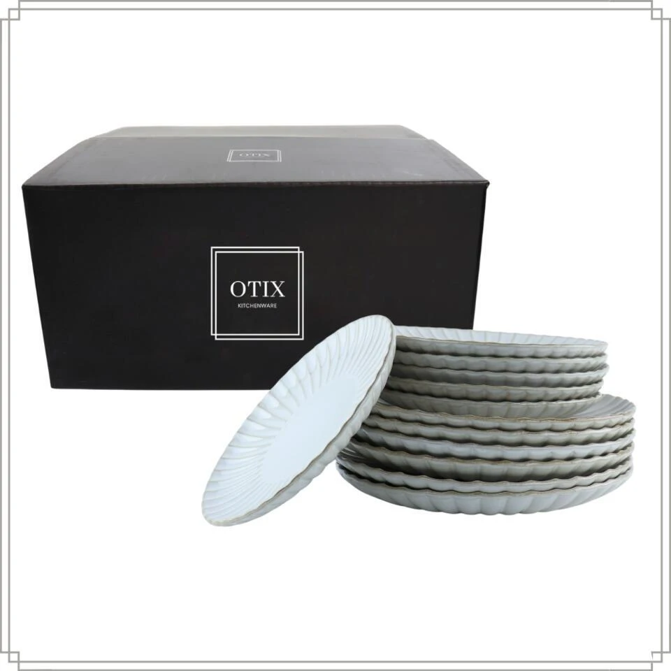 OTIX Serviesset 12 Delig Solis - Wit 8 OTIX Serviesset 12 Delig Solis - Wit - Afbeelding 8