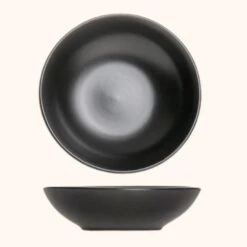 OTIX Bord 12 Stuks Diep Soepborden Zwart Mat Diameter 20,5cm Aardewerk IVY -Luxe Servieswinkel cfedafb96b91414ab05c1e143abb5c0e