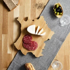 Merkloos Cook Concept Serveerplank France - 30 X 31 Cm - Hout - Plank -Luxe Servieswinkel d113fe9e38d24adab540e44bfdd92ef8