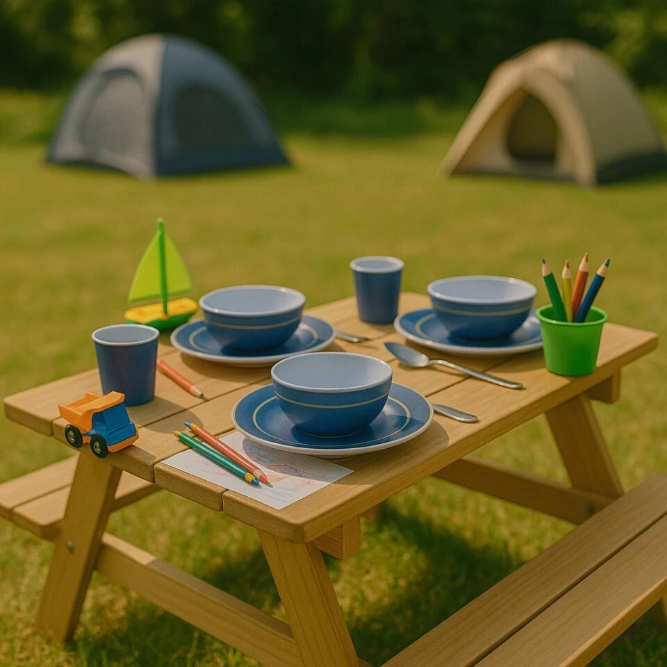 OTIX Serviessets 12 Delig Navara - Blauw 2 OTIX Serviessets 12 Delig Navara - Blauw - Afbeelding 2