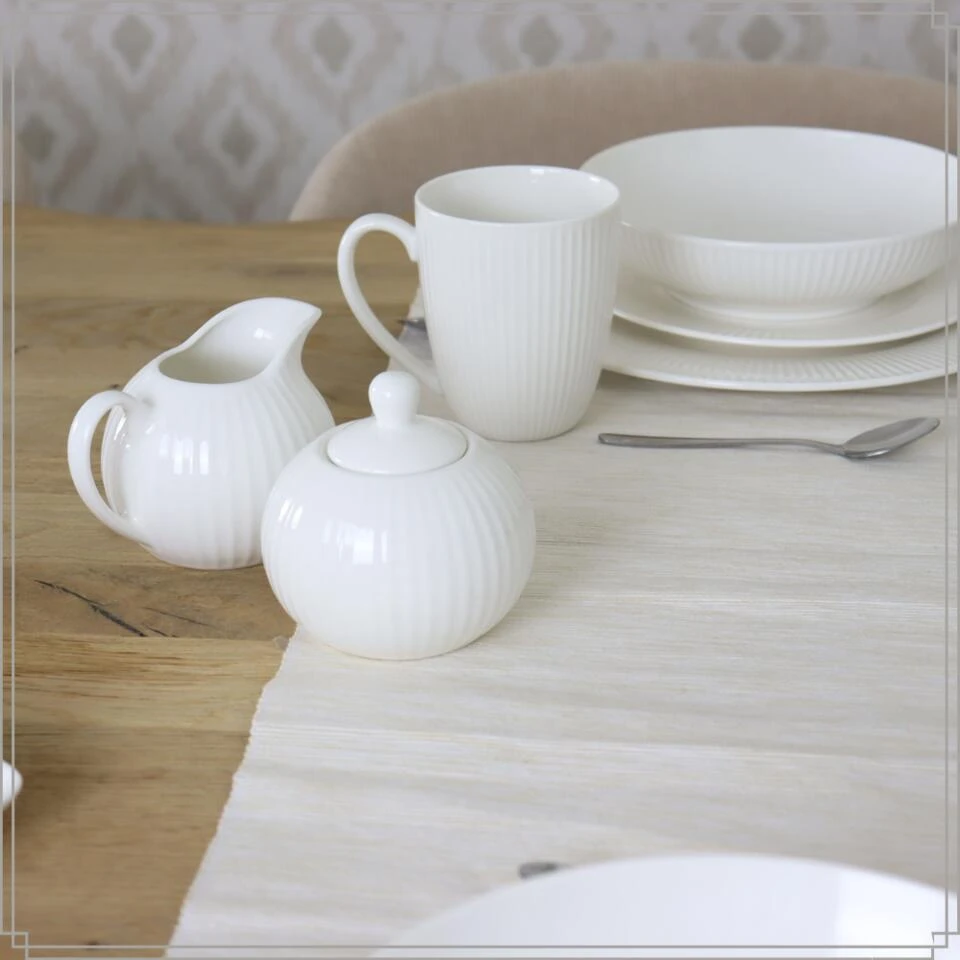 OTIX Koffiekopjes Set Van 12 Met Oor Koffietassen 300ml Wit Porsele... 2 OTIX Koffiekopjes Set Van 12 Met Oor Koffietassen 300ml Wit Porsele... - Afbeelding 2