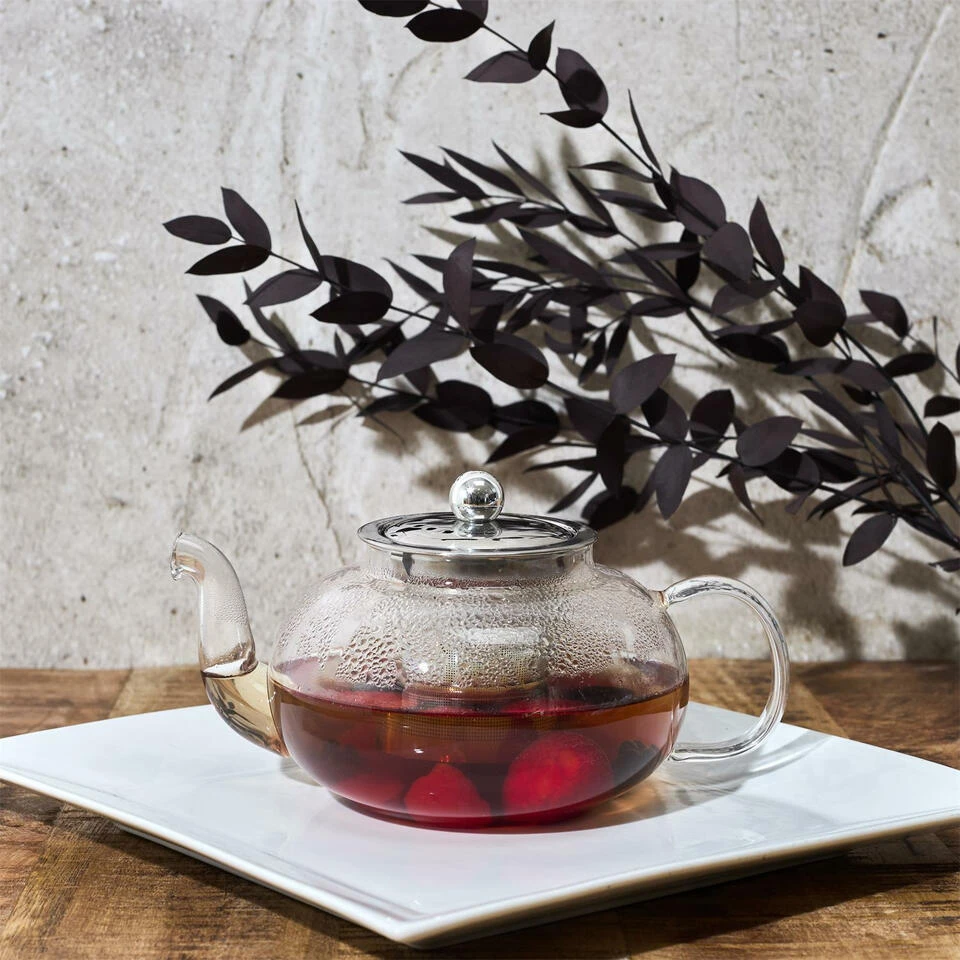 Home Deco Factory Theepot Kensington - Transparant - 700 Ml 3 Home Deco Factory Theepot Kensington - Transparant - 700 Ml - Afbeelding 3