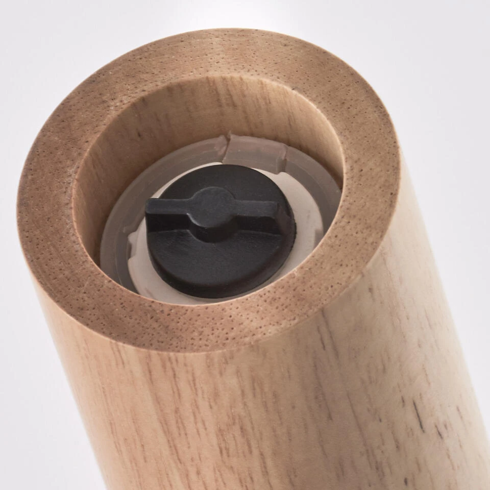 Zeller Pepermolen Of Zoutmolen - Hout - Zwarte Dop - 15 Cm 2 Zeller Pepermolen Of Zoutmolen - Hout - Zwarte Dop - 15 Cm - Afbeelding 2