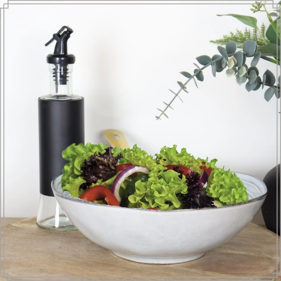 OTIX Saladeschaal Slakom Serveerschaal 24cm Blauw Porselein BLUEBELL 3 OTIX Saladeschaal Slakom Serveerschaal 24cm Blauw Porselein BLUEBELL - Afbeelding 3