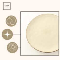 OTIX Dinerborden Bordenset 12 Persoons Beige 27cm Keramiek MAPLE -Luxe Servieswinkel db1e99be830842b782db4c55a8c68296