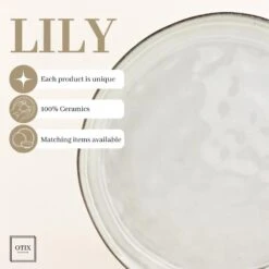 OTIX Diner Bordenset 6 Persoons Beige 26,5cm Keramiek LILY 18 OTIX Diner Bordenset 6 Persoons Beige 26,5cm Keramiek LILY -Luxe Servieswinkel db64f026fdb44007aa3e1e7bf665ca6d