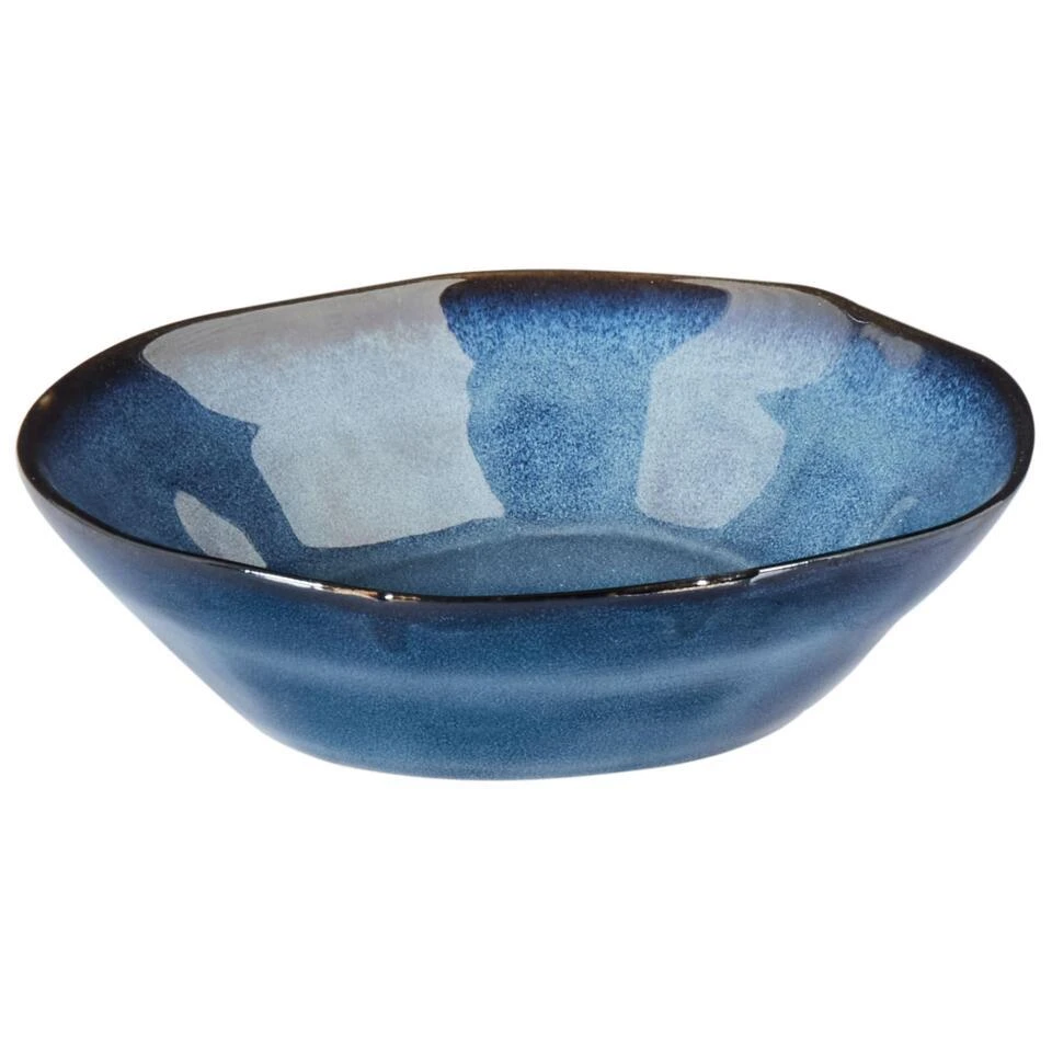 HAWTHORN - Serviesset Van 16 - Blauw - Steengoed 7 HAWTHORN - Serviesset Van 16 - Blauw - Steengoed - Afbeelding 7