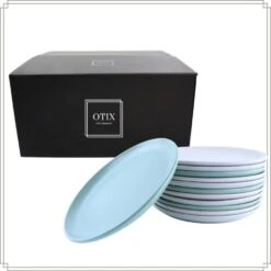 OTIX Dinerborden 12 Stuks Aurora - Multikleur -Luxe Servieswinkel dec5545bf8204277be6e07cbb64d7ed0