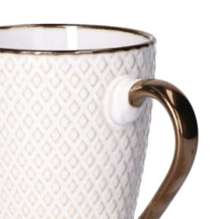 Secret De Gourmet Koffiemok Harlekijn - 1x - Keramiek - Wit/goud -Luxe Servieswinkel dfcfbf4a082348b085e42acaf0a175c1