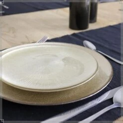 OTIX Dinerborden Bordenset 12 Persoons Goud Onderborden Kerst 27cm 10 OTIX Dinerborden Bordenset 12 Persoons Goud Onderborden Kerst 27cm -Luxe Servieswinkel e716345b0afe48809a556748c4ed8468