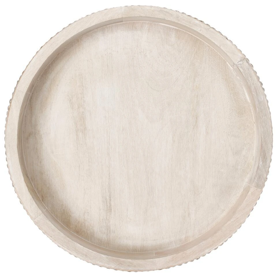 MANSOURA - Dienblad Set Van 2 - Lichtbruin - Mangohout 5 MANSOURA - Dienblad Set Van 2 - Lichtbruin - Mangohout - Afbeelding 5