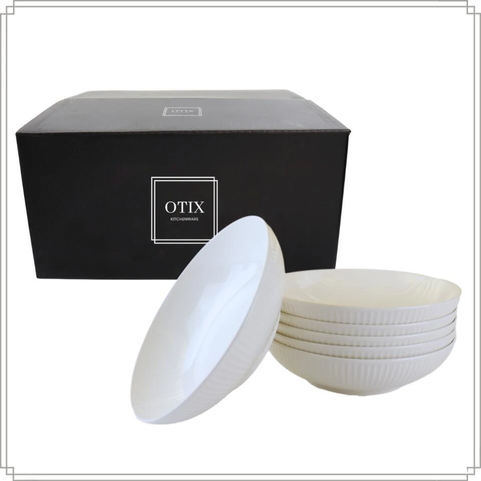 OTIX Pastaborden Bordenset 6 Persoons Diepe Borden Soepborden 20cm Wit Porsel... 8 OTIX Pastaborden Bordenset 6 Persoons Diepe Borden Soepborden 20cm Wit Porsel... - Afbeelding 8