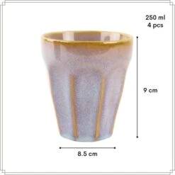 OTIX Koffie Kopjes 4 Stuks 250 Ml Zonder Oor Koffietassen Porselein Hittebest... 11 OTIX Koffie Kopjes 4 Stuks 250 Ml Zonder Oor Koffietassen Porselein Hittebest... -Luxe Servieswinkel f229113939144e039018a19f49e2548e