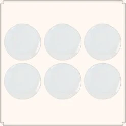 OTIX Dinerborden Borden Set Van 6 Stuks 26cm Wit Met Gouden Rand Porselein 7 OTIX Dinerborden Borden Set Van 6 Stuks 26cm Wit Met Gouden Rand Porselein -Luxe Servieswinkel f2eee69a734548d6b88717ce475a5a86