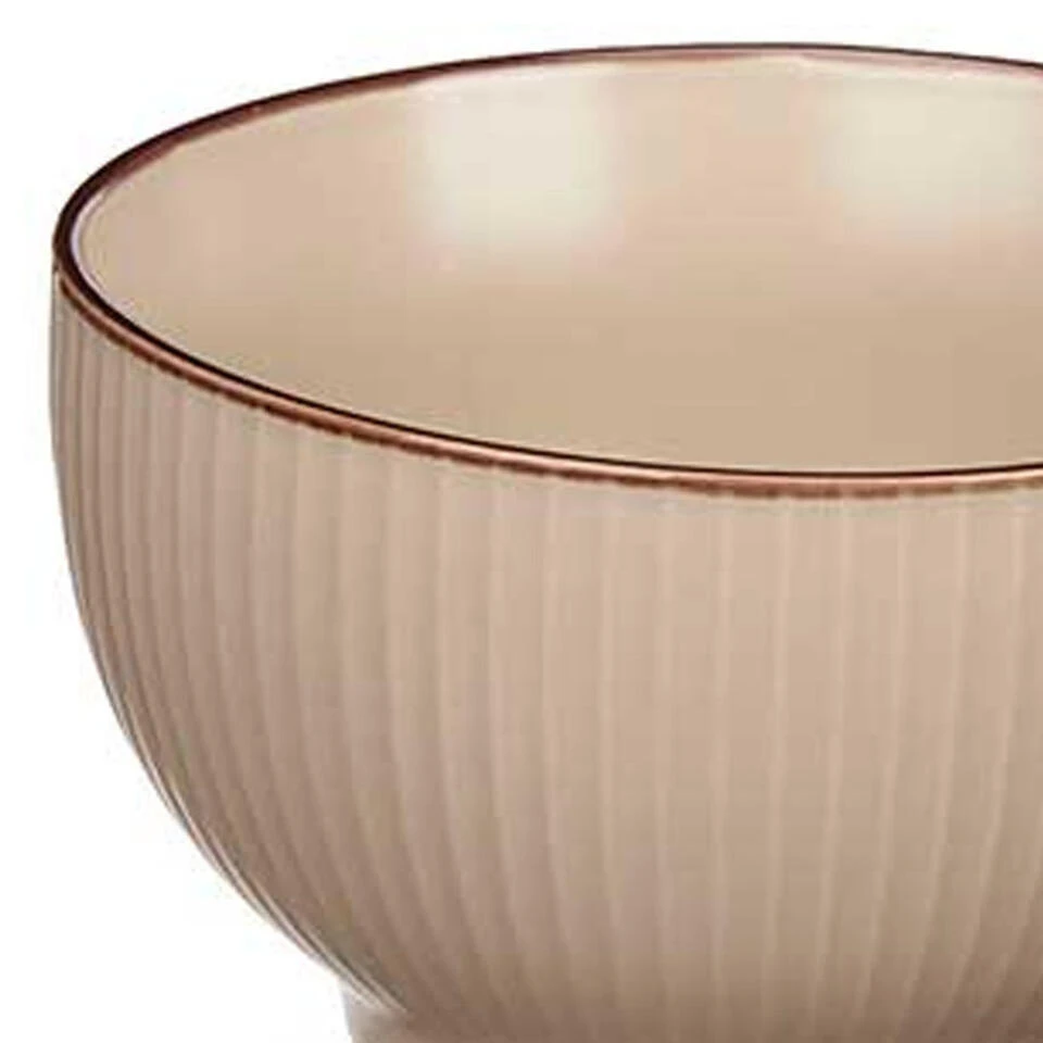 Merkloos Vivalto Schaaltjes/kommetjes - Porselein - Beige - D14 Cm 2 Merkloos Vivalto Schaaltjes/kommetjes - Porselein - Beige - D14 Cm - Afbeelding 2