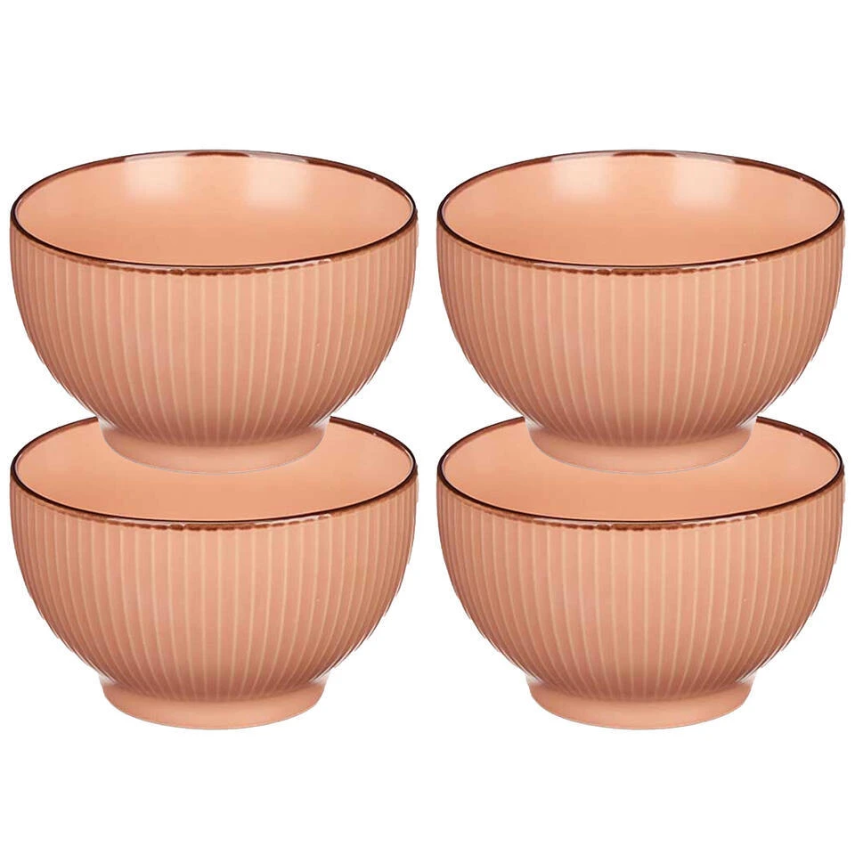 Merkloos Vivalto Schaaltjes/kommetjes - Porselein - Zalm Roze - D14 Cm 5 Merkloos Vivalto Schaaltjes/kommetjes - Porselein - Zalm Roze - D14 Cm - Afbeelding 5