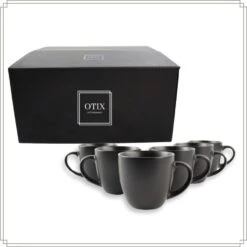 OTIX KoffieKopjes Set Van 6 - Zwart 9 OTIX KoffieKopjes Set Van 6 - Zwart -Luxe Servieswinkel f7075e115d974536ac9d751dc3f68a27