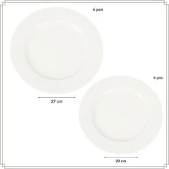 OTIX Serviesset 12 Delig Luna - Wit -Luxe Servieswinkel f77940caaf154a0da8cd5269d3f4a177
