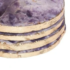 TRIKALA - Onderzetter - Violet - Agaatsteen 13 TRIKALA - Onderzetter - Violet - Agaatsteen -Luxe Servieswinkel fa7e9225523343819c2520e69c0f4070