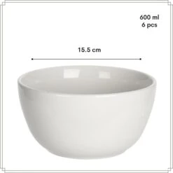 OTIX Soepkommen Zonder Oor Set Van 6 Schaaltjes Wit Porselein BIRCH -Luxe Servieswinkel fb13bda55d2542ed96c8c1d39a6e2ba8