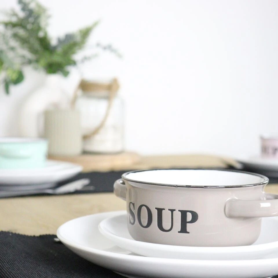 OTIX Soepkommen Met Oor Set Van 8 Schaaltjes 500ml Diverse Kleuren 2 OTIX Soepkommen Met Oor Set Van 8 Schaaltjes 500ml Diverse Kleuren - Afbeelding 2