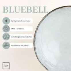 OTIX Soepkommen 12 Stuks Blauw Soeptassen 15cm Keramiek BLUEBELL 18 OTIX Soepkommen 12 Stuks Blauw Soeptassen 15cm Keramiek BLUEBELL -Luxe Servieswinkel ffe5db4747664534bc78f152e4da2148